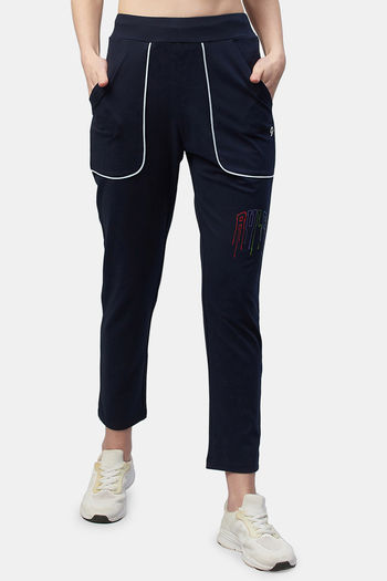 Buy C9 Easy Movement Cotton Track Pants New French Navy at Rs.1749 online Activewear online